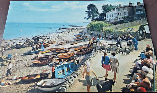 Seaview beach boats people - beach,