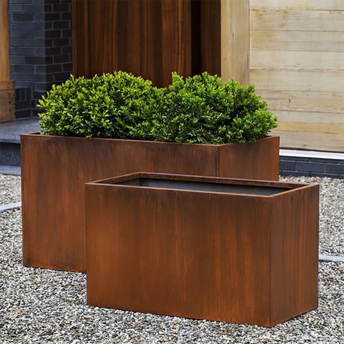 80cm metal planter garden - 80cm,