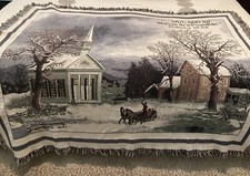 Vtg Cotton Chatham Tapestry