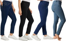 Womens Slim Leg Stretch Denim
