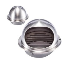 150mm Stainless Steel Extract / Supply Valve Flange Fly Screen / Duct Bull Nose