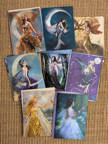 Fairy fae cards - fairy, tree