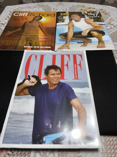 Cliff richard calendars 3 - cliff, x