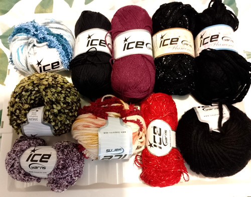 Ice yarn mixed - ice,
