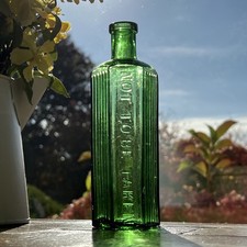 Hexagonal 8 oz Green Vintage