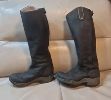 Bareback Montana riding Boots Black Size 39 UK 6 Standard Calf