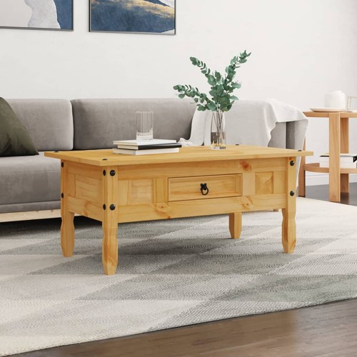 Coffee table mexican pine - coffee,