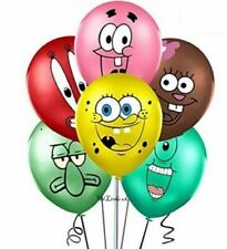 12" SpongeBob SquarePants Single/Multi Latex Ballons Kids Birthday Party Decors.