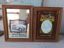 COLLECTABLE VINTAGE Rolls Royce  Car & Pears Soap Advertising Mirror Mirrors