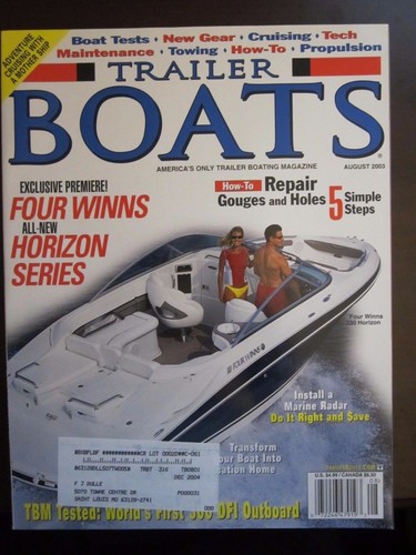 Trailer boats magazine august - trailer,