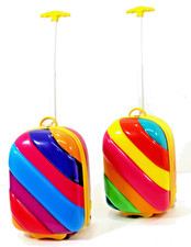 Children EasyJet 45x30x20 Under Seat Carry Cabin Hand Luggage Trolley Bag Case