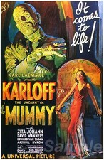 Vintage the mummy movie poster - mummy,