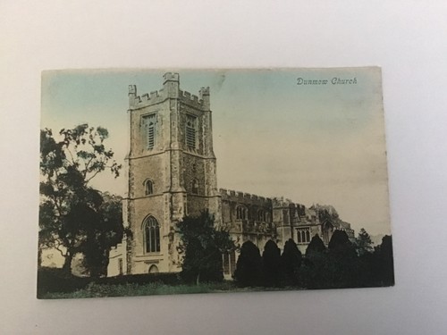 Postcard dunmow church - postcard:,