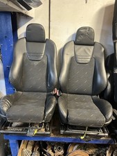 ZAFIRA GSI RECARO HALF BLACK LEATHER FRONT SEATS PAIR