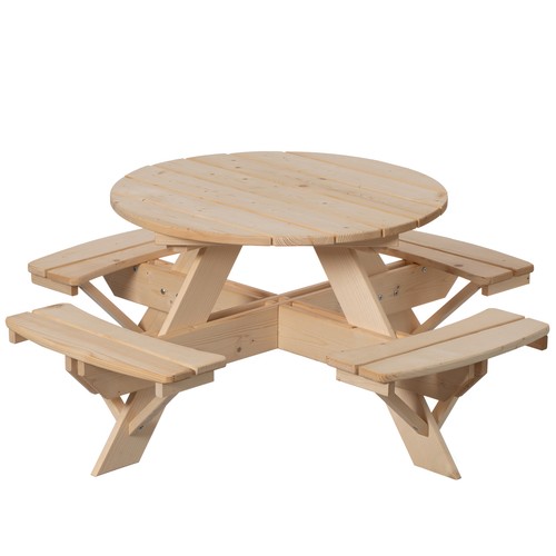 Wooden kids picnic table - kids,