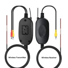 Wireless Transmitter Receiver For Car Camera Reverse Rear View Monitor 2.4Ghz