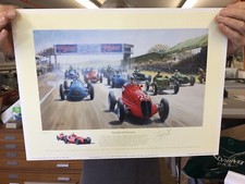 ‘The Start of Silverstone’ Ltd Signed Print By Tony Smith