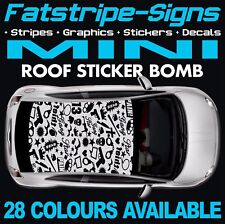 to fit MINI ROOF STICKER BOMB