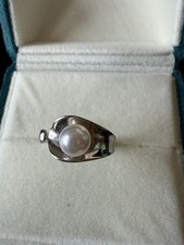 akoya 925 silver ring