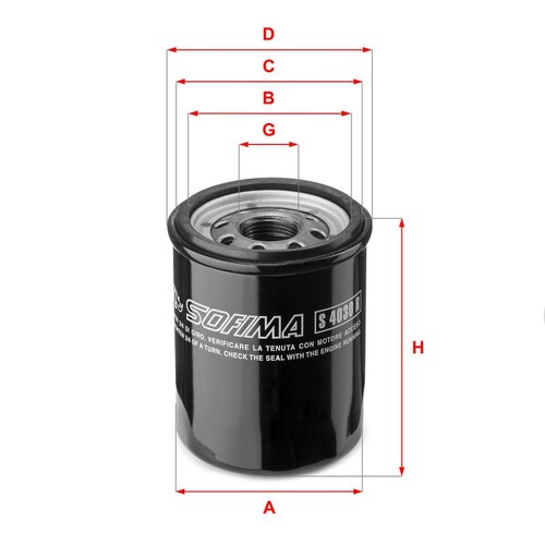 Oil filter sofima - s, 4030