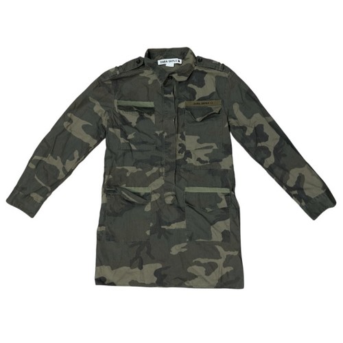 Zara srpls camo utility jacket - camo,