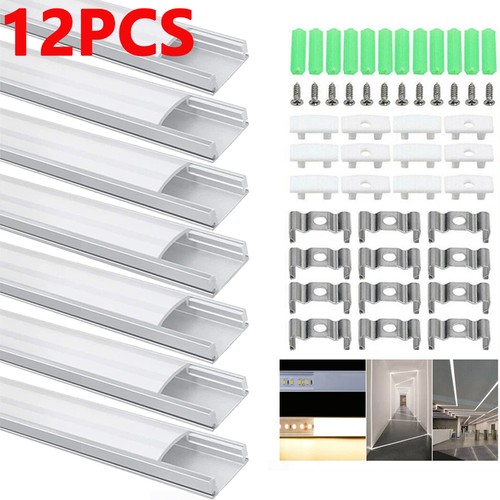 12pack led aluminium channel - led,