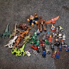  Super Hero Minifigures DC Marvel Collectible Figures & Dinosaurs (  unbranded  