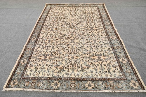 Vintage turkish rug 9x9 1 - vintage, 5,9x9,1