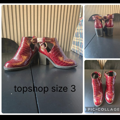 Topshop women red croc - topshop,