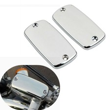 2x Chrome Front Brake Fluid