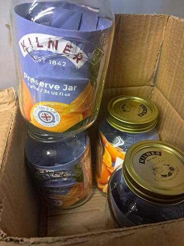 Kilner preserving jars set - 1l,