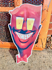 Vintage Heineken Beer Charly Tin Plate wall sign 39 cm x 22 cm