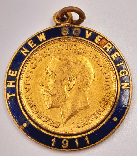 1911 king george farthing - king,