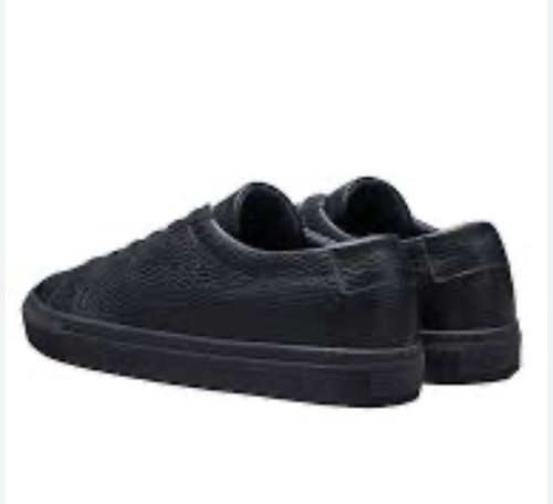 Reiss black leather trainers - reiss,