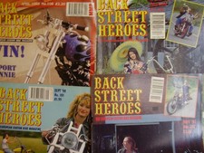NICE COLLECTION X 12 BSH BACK STREET HEROES MAGS MOTORCYCLE BIKE 1992 1993 1994