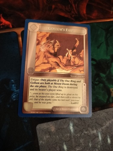 Middle earth ccg tcg gollum - middle,