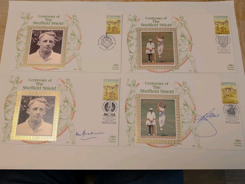 Cricket fdc signed don - fdc,