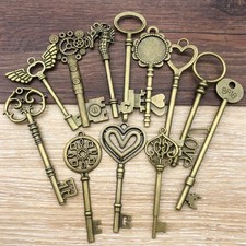 12pcs Keys Big Large Antique