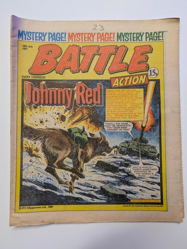 Battle action comic - comic,, 18th