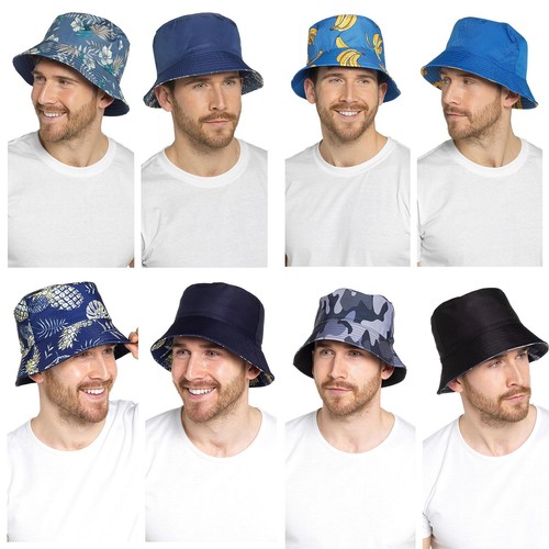 Mens reversible bucket hat - bucket,