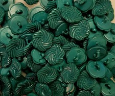 8 x 18mm Large Teal Green