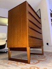 Mid Century Teak Chest of Drawers - Danish Style - G Plan Era - Retro - MCM