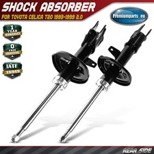 2x Rear Side Shock Absorbers for Toyota Celica T20 1993-1999 2.0 334127 334128