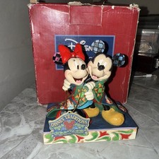 Disney Traditions Jim Shore Minnie Mickey Mouse 4057937 Warm Wishes Statue 