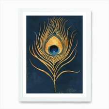 Peacock Feather 10 Art Print