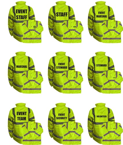 Printed yellow parka jacket - yellow,