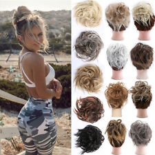 Curly Messy Bun Real as Human