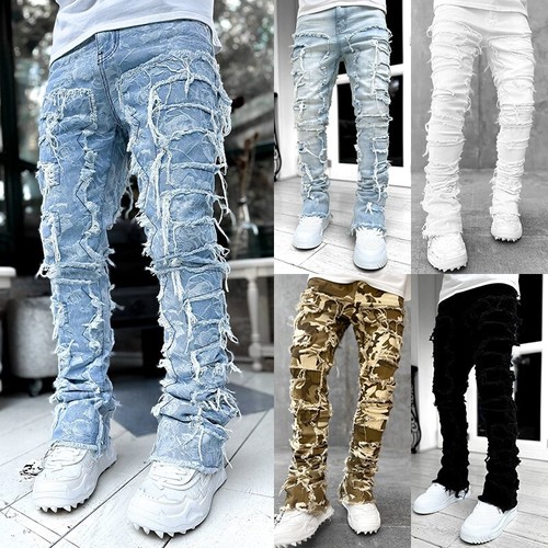 Mens jeans bootcut bell bottom - jeans,