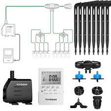VIVOSUN Professional Automatic Drip Irrigation Kits, 15W Output Grow Kit