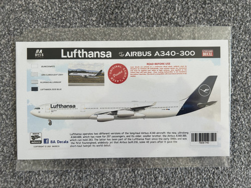 Decals for airbus a340 300 - decals,